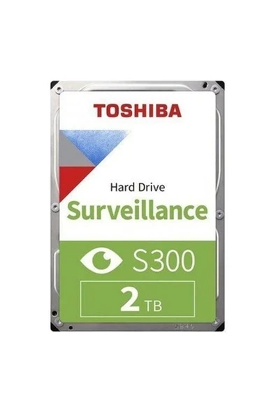 Toshiba 2TB HDWT720UZSVA S300 5400 Sata3 128M 7-24 Güvenlik Harddisk ürün görseli 1