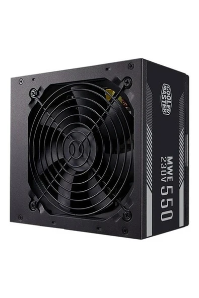 Cooler Master MWE 550W 80+ Aktif PFC 120mm Fanlı PSU (MPE-5501-ACABW-EU) ürün görseli 1