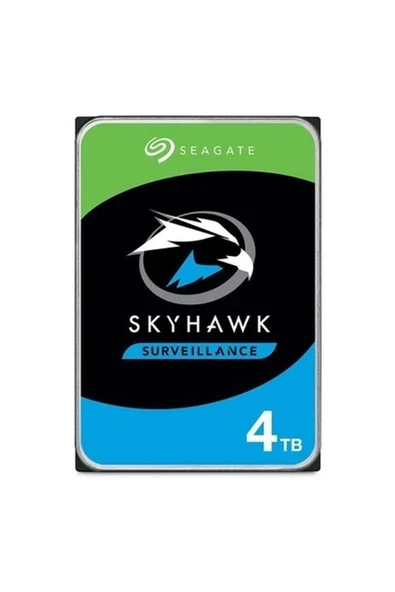 Seagate 4 TB Skyhawk 3.5" 5400RPM 256MB (ST4000Vx013) 7/24 Güvenlik Diski ürün görseli 1
