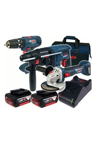 Bosch Gbh 180-LI Gsb 180-LI Gws 180-LI 2X5,0AH ürün görseli 1