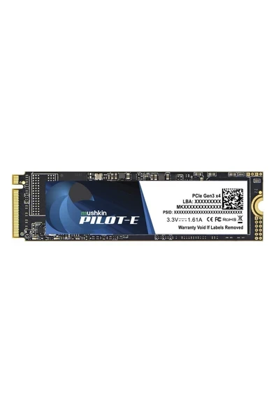 Pilot-E MKNSSDPE500GB-D8 500GB (3500/2300MB/s) M.2 2280 PCIe 3.0 NVMe SSD ürün görseli 1