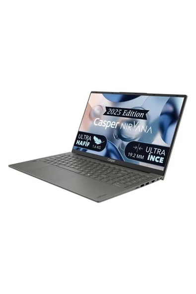 Casper Nirvana X600.7430-DX00X-G-F-D200 Amd Ryzen 5-7430U 32GB Ram 2tb Nvme SSD 15,6 "  Freedos Taşınabilir Bilgisayar  + Kablosuz Klavye-Mouse Set ürün görseli 1