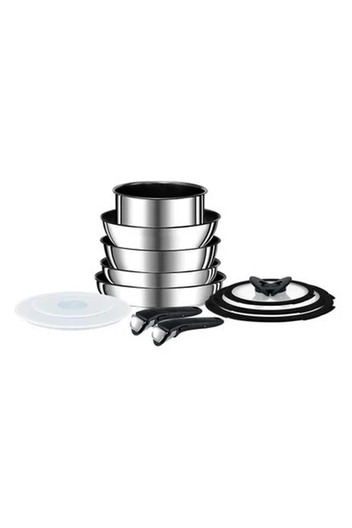 Tefal Titanium Ingenio Preference Büyük Tava ve Tencere Seti - 12 Parça ürün görseli 1