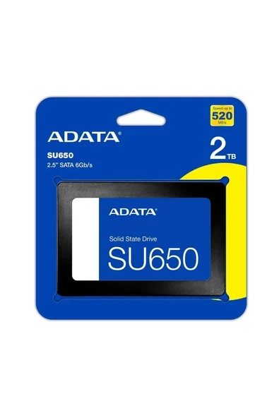 2TB 2.5\" SU650 520-450MB-s ASU650SS-2TT-R Ssd Harddisk ürün görseli 1
