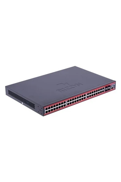 Ricon RSB484GE-M 48 Port Gigabit Ethernet Managed Layer2 Switch ürün görseli 1