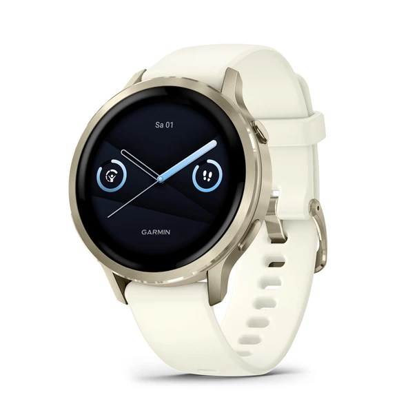 Garmin Venu 4 41 mm - fitness akıllı saati, 1,2" AMOLED dokunmatik ekran, 10 güne kadar pil ömrü, 80'den fazla spor uygulaması, EKG, sağlık durumu, fitness koçu, tekerlekli sandalye ürün görseli 1