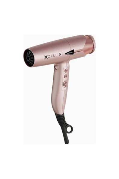 GAMMA+ Xcell S Matt Gold Rose Dijital Motorlu Saç Kurutma Makinesi ürün görseli 1
