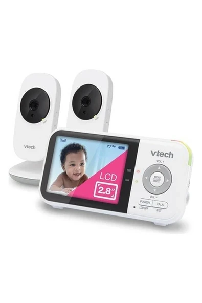 Vtech VM819-2 Video Bebek Monitörü - 19 Saat Pil Ömrü - 2 Kamera ürün görseli 1