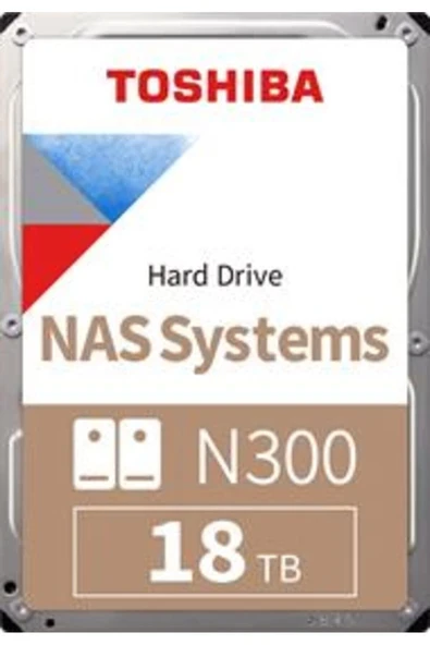 N300 18 TB 7200RPM 512MB SATA3 180TB/Y NAS (HDWG51JUZSVA) ürün görseli 1