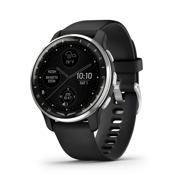 Garmin D2TM Air X10, Touchscreen Aviator Smartwatch with GPS, Havacılık Havaları, Call ve Text, Health and Wellness Özellikler ve Daha Fazla, Blackwatch ürün görseli 1