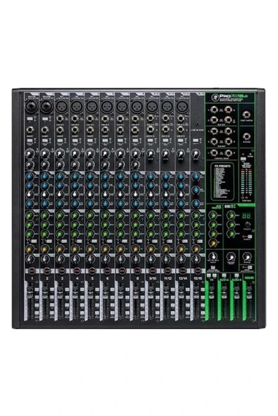 Mackie PROFX16 V3 16-Kanal 4-Bus Profesyonel Efektli Mikser ürün görseli 1