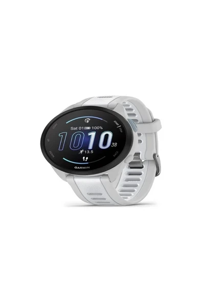 Garmin Forerunner Music 165 Sis Grisi Beyaz ürün görseli 1