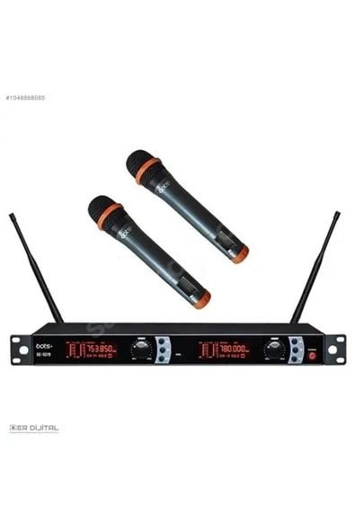 BE-5019 EM İki El Telsiz Mikrofon ürün görseli 1