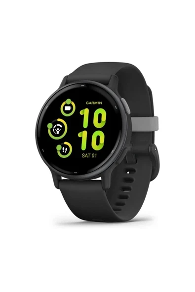 Garmin Vivoactive 5 - Slate | Siyah Kayışlı Akıllı Saat ürün görseli 1