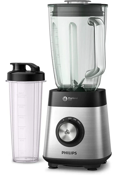 Philips Core blender HR3573/90 Series 5000, 1000 W, ProBlend Crush teknolojisi, içme şişesi, metal / cam ürün görseli 1