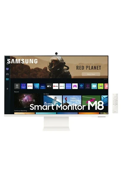 Samsung M8 Serisi LS32BM801UUXUF UHD 32” Dahili Kameralı Akıllı Monitör Beyaz ürün görseli 1