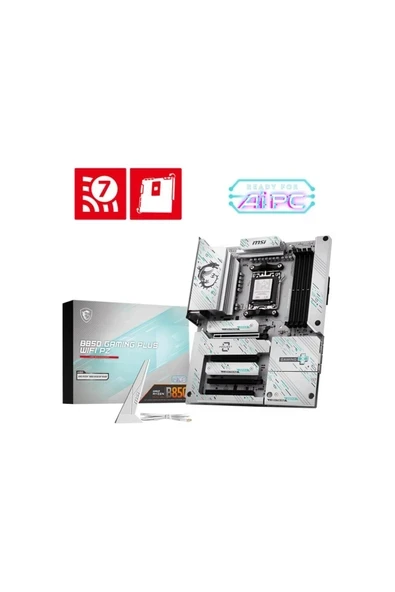 B850 GAMING PLUS WIFI PZ DDR5 AM5 8200(OC)Mhz ATX Gaming (Oyuncu) Anakart ürün görseli 1