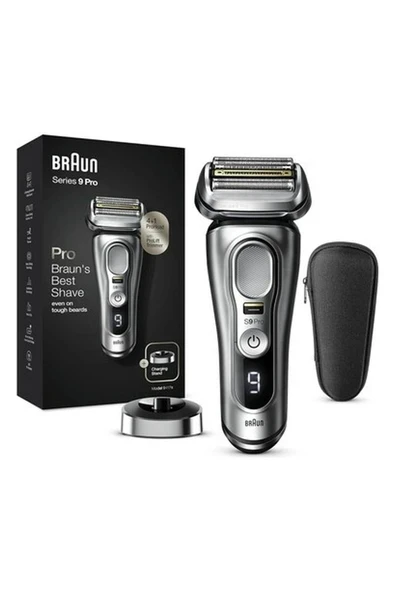 Braun Series 9 Pro Premium Erkek Tıraş Makinesi, 4+1 Tıraş Başlığı, Elektrikli Tıraş Makinesi ve Pro ürün görseli 1