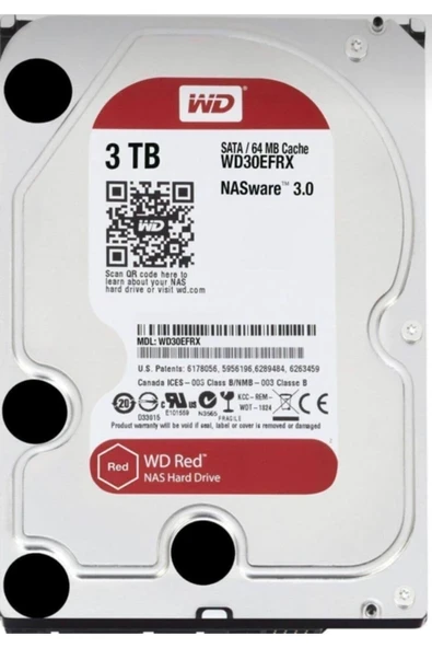 Wd Red 3 Tb Nas Disk WD30EFRX ürün görseli 1