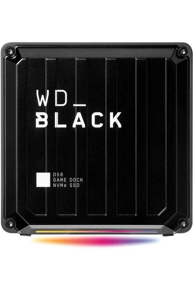 Black D50 Game Dock 2tb Ba3u0020bbk-eesn Rgb Thunderbolt 3 Taşınabilir Gaming Nvme Ssd ürün görseli 1