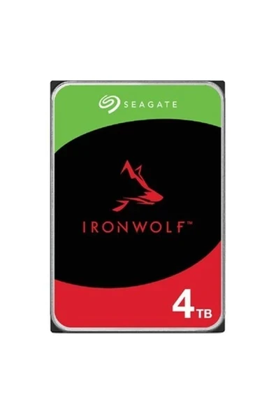 4TB SEAGATE IRONWOLF 5400Rpm 256MB NAS RV ST4000VN006 ürün görseli 1