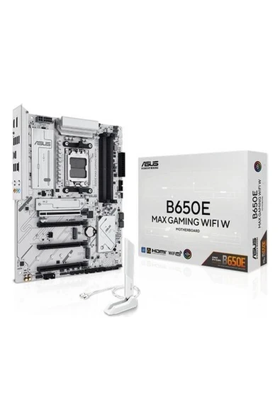 Asus B650E Max B650 256 GB 8000 MHz Ddr5 Amd Soket Am5 Atx Anakart ürün görseli 1