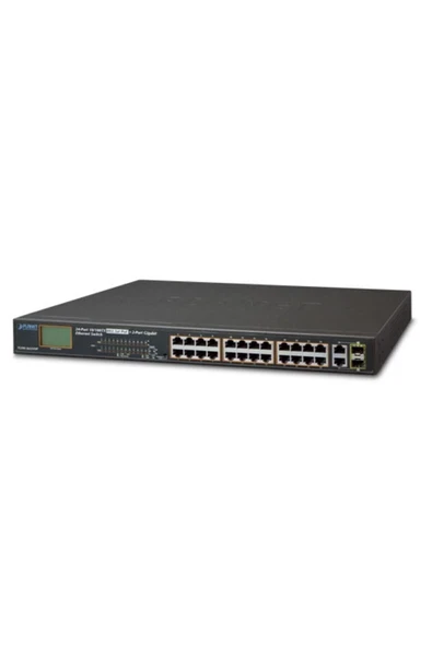 Yönetilemeyen Switch (UNMANAGED SWİTCH) 24-port 10/100base-t Ieee 802.3at/af Poe Injector (port Baş ürün görseli 1