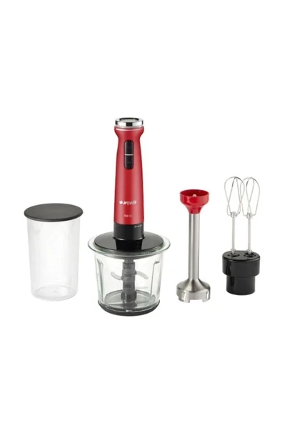 Arçelik K-1270 Hand Blender Seti Kırmızı ürün görseli 1