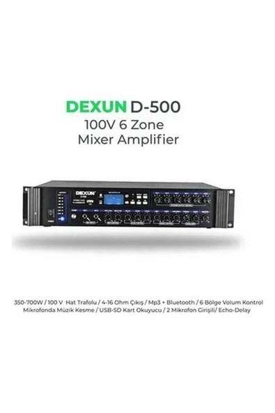 Herbirivar Dexun D-500 700W 100V 6 Bölgeli Mixer Anfi ürün görseli 1