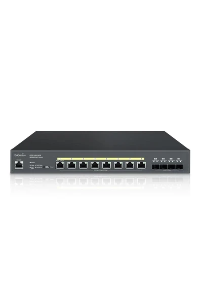 Ecs2512fp Poe++ Switch 8 X 2500 Port, 4 X Sfp+ 10gig Port, L2+ 8-port Poe++ ürün görseli 1