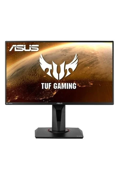Asus TUF 24.5″ VG258QM 280Hz 0.5Ms 1920x1080 HDMI DisplayPort FreeSync G-Sync Uyumlu ELMB HDR400 Full HD Yükseklik Ayarlı Gaming Monitör ürün görseli 1