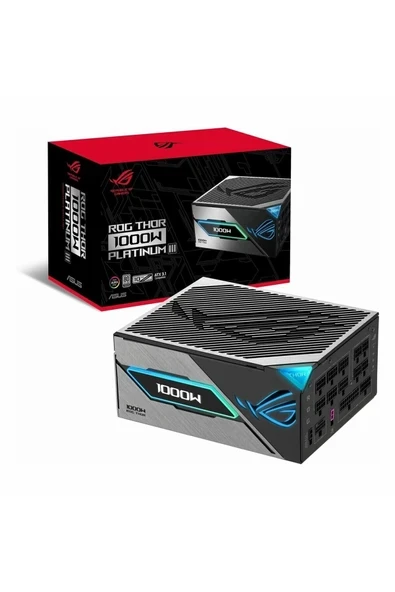 ROG Thor 1000P3 Gaming ARGB 1000W 80+ Platin Modüler Güç Kaynağı ürün görseli 1