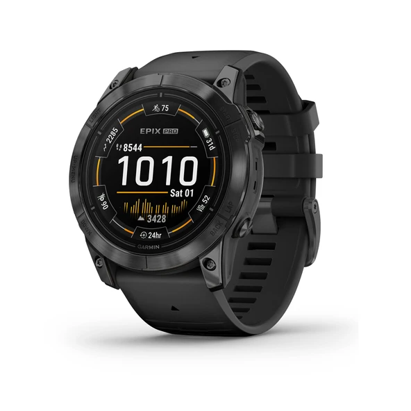 Garmin epix Pro (Gen 2), 51mm, High Performance Smartwatch, Advanced Education Technology, built-in Flashlight, Black ürün görseli 1