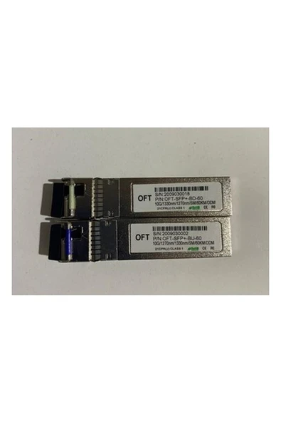 Oft Sfp+-Bu-60 10G/1270Nm/1330Nm/Sm/60Km/Ddm ürün görseli 1