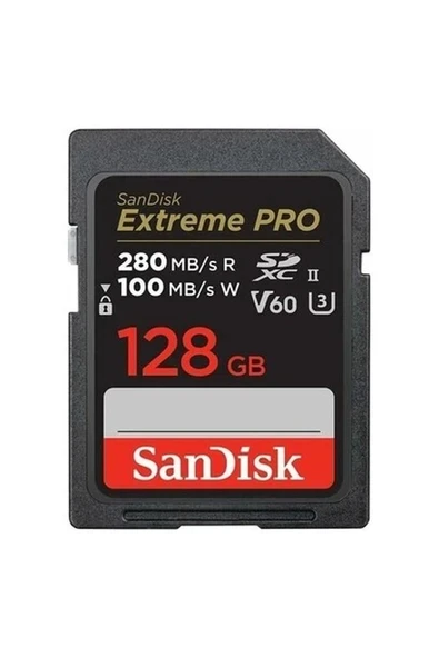 Sandısk 128GB Extreme Pro SDSDXEP-128G-GN4IN Sdxc Hafıza Kartı ürün görseli 1