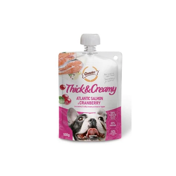 Gnawlers Atlantik Somonlu ve Kızılcıklı Krema Köpek Ödül Maması 100gr ürün görseli 1