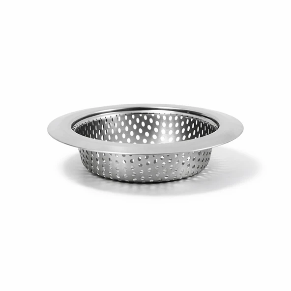 FKN Krom Mutfak Lavabo İçi Büyük Gider Çöp Tıkacı Seyyar Süzgeç ürün görseli 1
