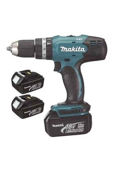 Makita Dhp453sfe3 Akülü Darbeli Matkap 18v/3.0ah/Li-On 3 Akülü ürün görseli 1