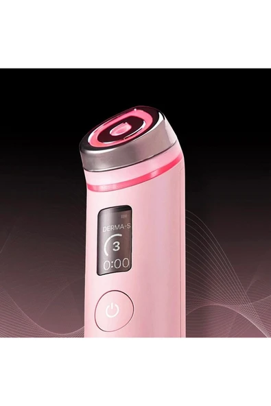 AGE-R Booster Pro -4 Farklı Modlu Kore Cam Cilt Bakım Cihazı(Pembe) - Resim 3