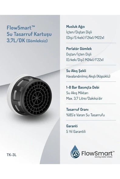 Su Tasarruf Aeratörü - Resim 2