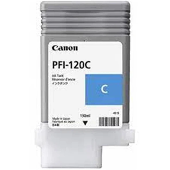 Canon PFI-120 C Cyan Mavi Plotter Kartuş ürün görseli 1