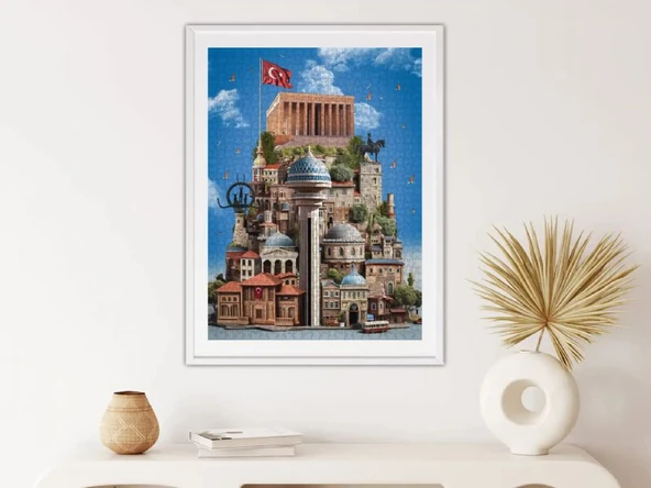 Anatolian 1000 Parça Ankara Puzzle - Resim 3