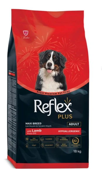 Reflex Plus Kuzu Etli Çok Büyük Irk Yetişkin Köpek Maması 18 Kg ürün görseli 1