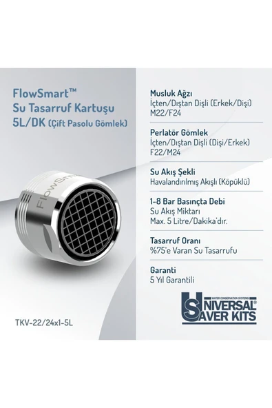 Su Tasarrufu Aeratörü - Resim 2