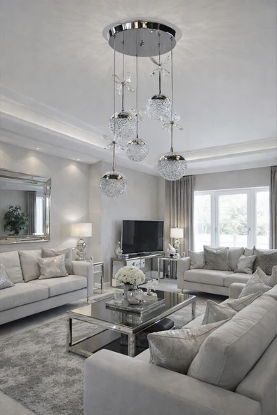 KAFKAS 5 Lİ KRİSTAL KELEBEKLİ SEKER TOPLU LED AVZİE ürün görseli 1