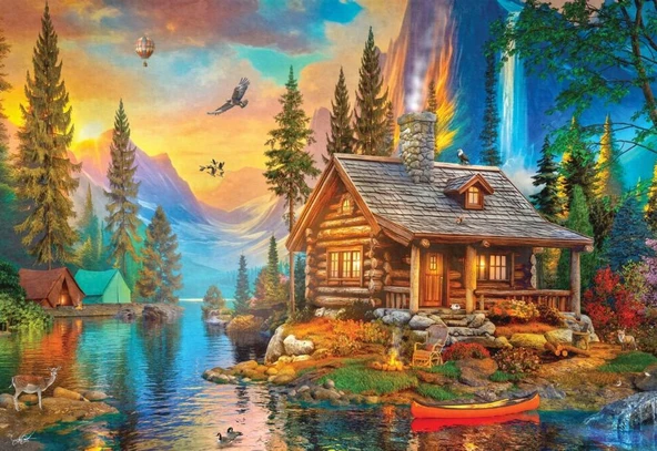 Anatolian 2000 Parça Çam Ormanı Puzzle ürün görseli 1