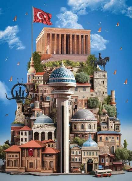 Anatolian 1000 Parça Ankara Puzzle ürün görseli 1