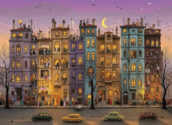 Anatolian 1000 Parça Gece Partisi Puzzle ürün görseli 1