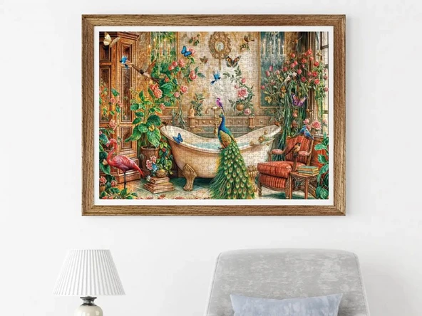 Anatolian 1000 Parça Tavuskuşu Puzzle - Resim 3