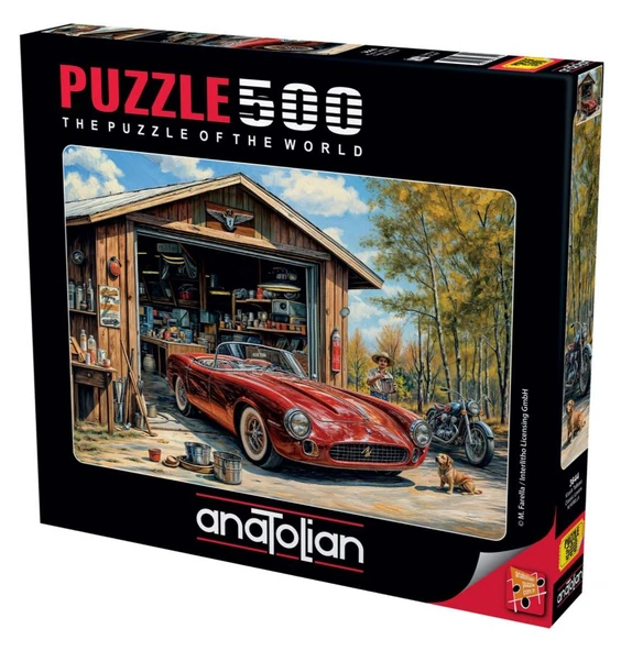 Anatolian 500 Parça Klasik Tutkusu Puzzle ürün görseli 1